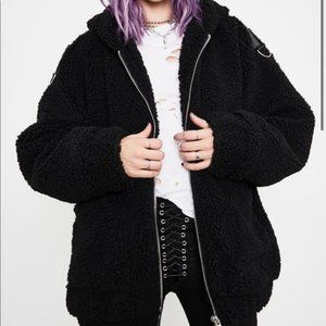 Current Mood Zip Teddy Hoodie